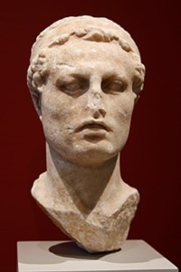 Antiochus 4. Efifanes, buste på Altes Museum i Berling. Israel - ung og ældgammel. Israel-Info