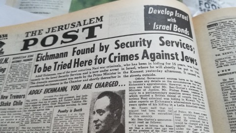 Eichmann sagen i israelsk presse