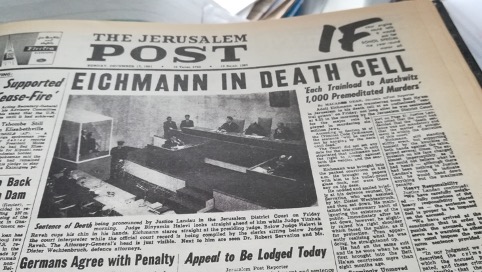 Eichmanns dødsdom omtalt i israelsk presse